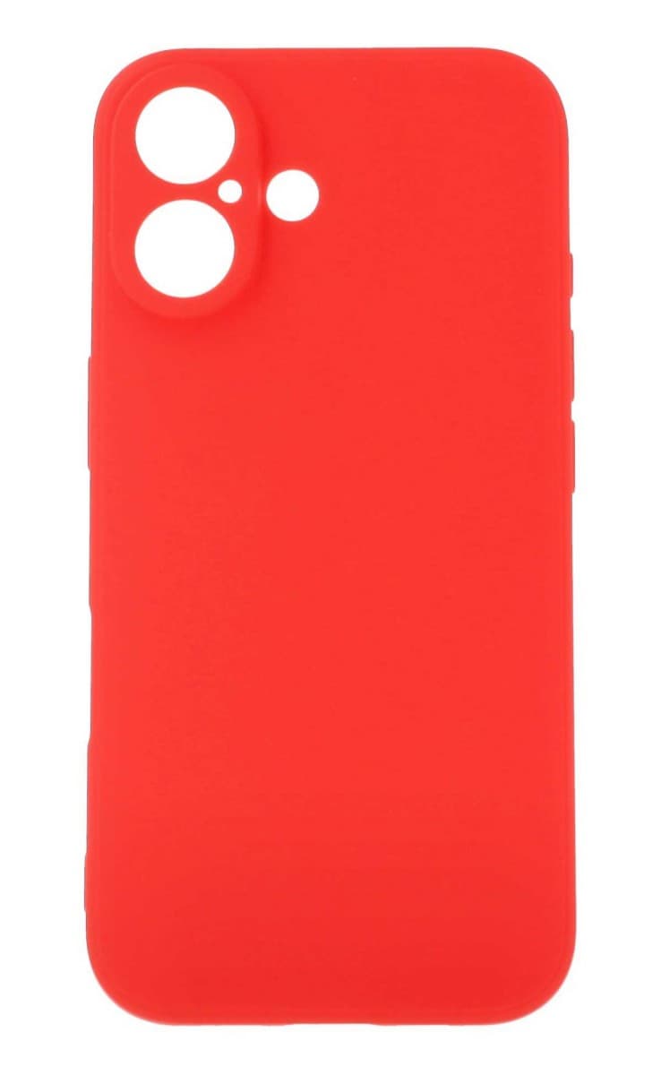 Kryt TopQ Pastel iPhone 16 červený 124896