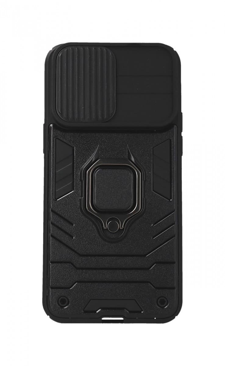 Kryt TopQ iPhone 14 Pro Max odolný Ring Lens černý 84922