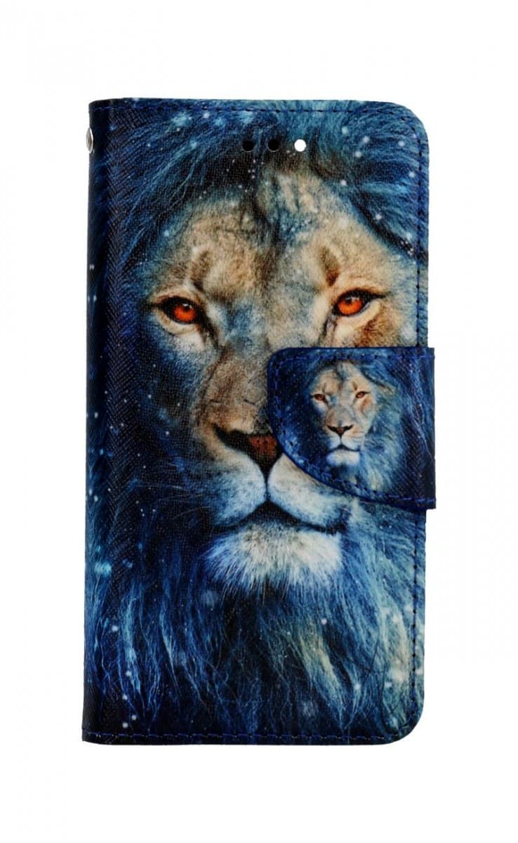 Pouzdro TopQ iPhone SE 2022 knížkové Kouzelný lev 74957 - náhled 1