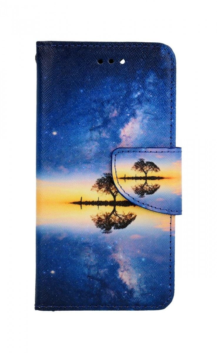 Pouzdro TopQ iPhone SE 2022 knížkové Noční obloha 74989 - náhled 1