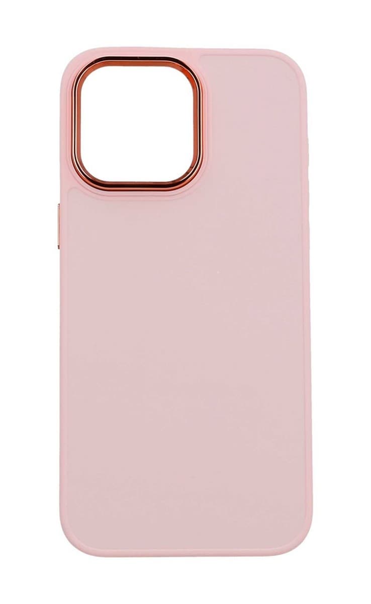Kryt TopQ Frame iPhone 15 Pro Max růžový 105032