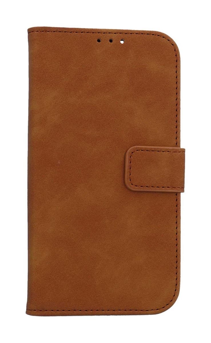 Pouzdro TopQ Tender iPhone 15 knížkové hnědé 105041 - náhled 1