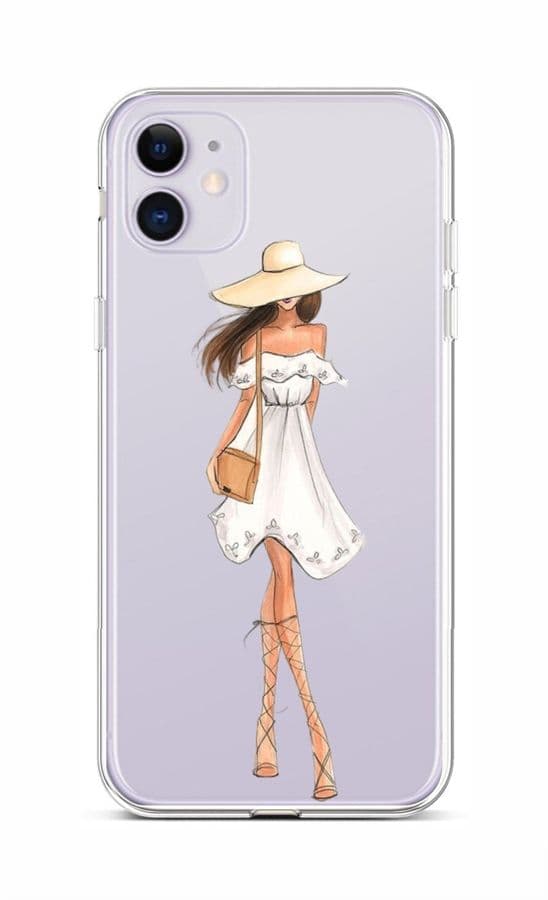 Kryt TopQ iPhone 11 silikon Lady 5 45049
