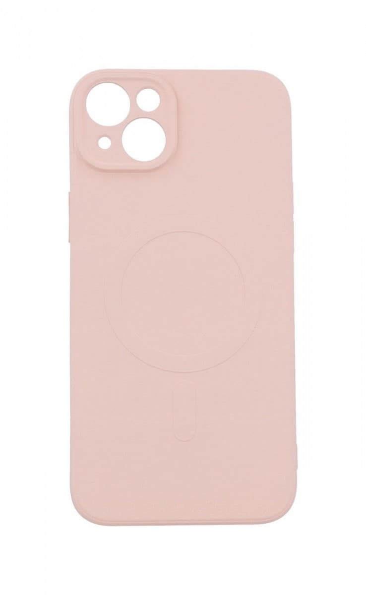 Kryt TopQ iPhone 14 Plus s MagSafe světle růžový 85051
