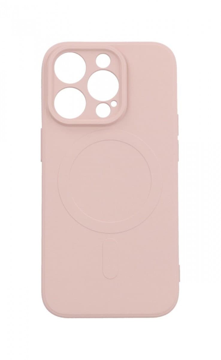 Kryt TopQ iPhone 14 Pro s MagSafe světle růžový 85063