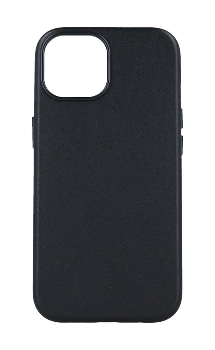 Kryt TopQ Leather iPhone 15 s MagSafe černý 105073
