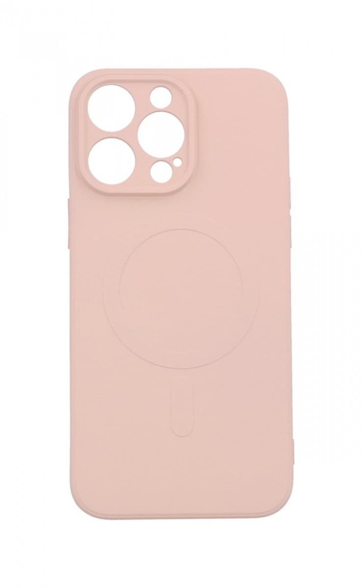 Kryt TopQ iPhone 14 Pro Max s MagSafe světle růžový 85092