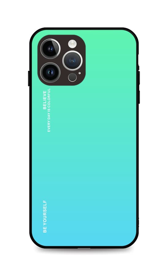 Kryt TopQ LUXURY iPhone 15 Pro pevný duhový zelený 105120