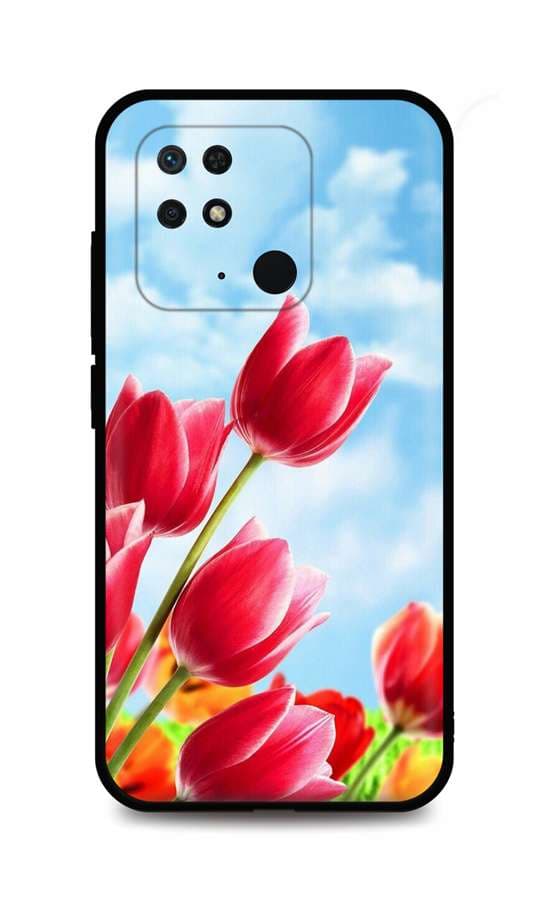Kryt TopQ Xiaomi Redmi 10C Tulips 75145