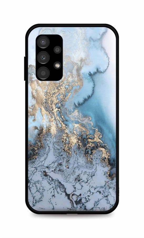 Kryt TopQ LUXURY Samsung A13 pevný Marble Blue 85171