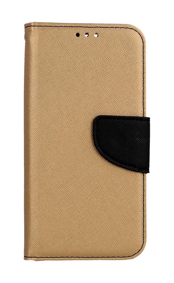 Pouzdro TopQ iPhone 15 Pro knížkové zlaté 105180 - náhled 1