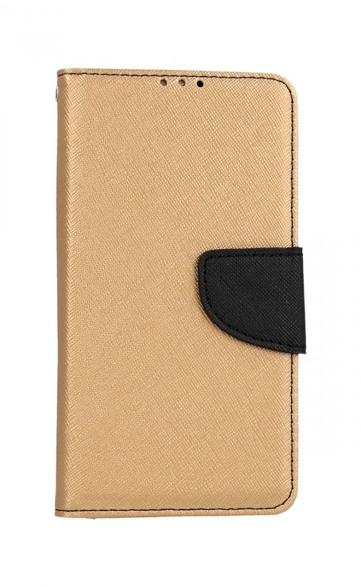 Pouzdro TopQ iPhone 15 knížkové zlaté 105189 - náhled 1