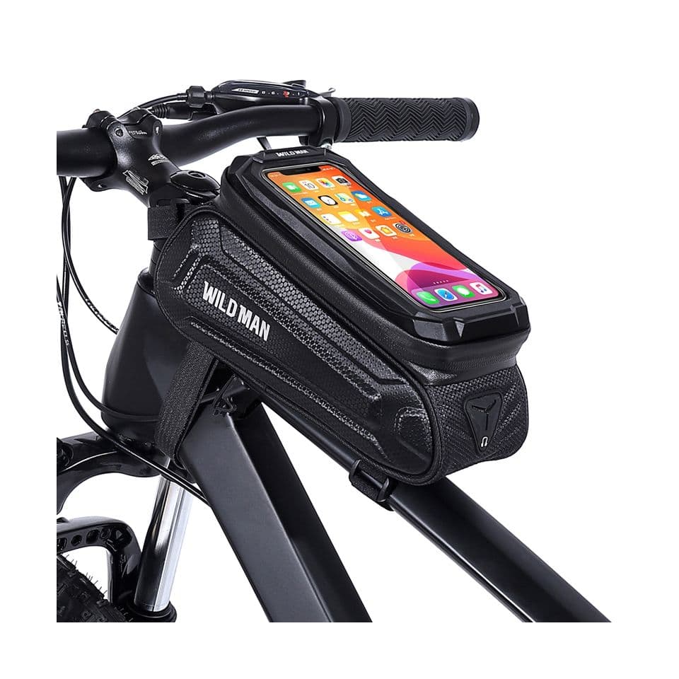 Pouzdro WildMan SX3 pro mobilní telefon na rám kola černé 1L 75253 - náhled 1