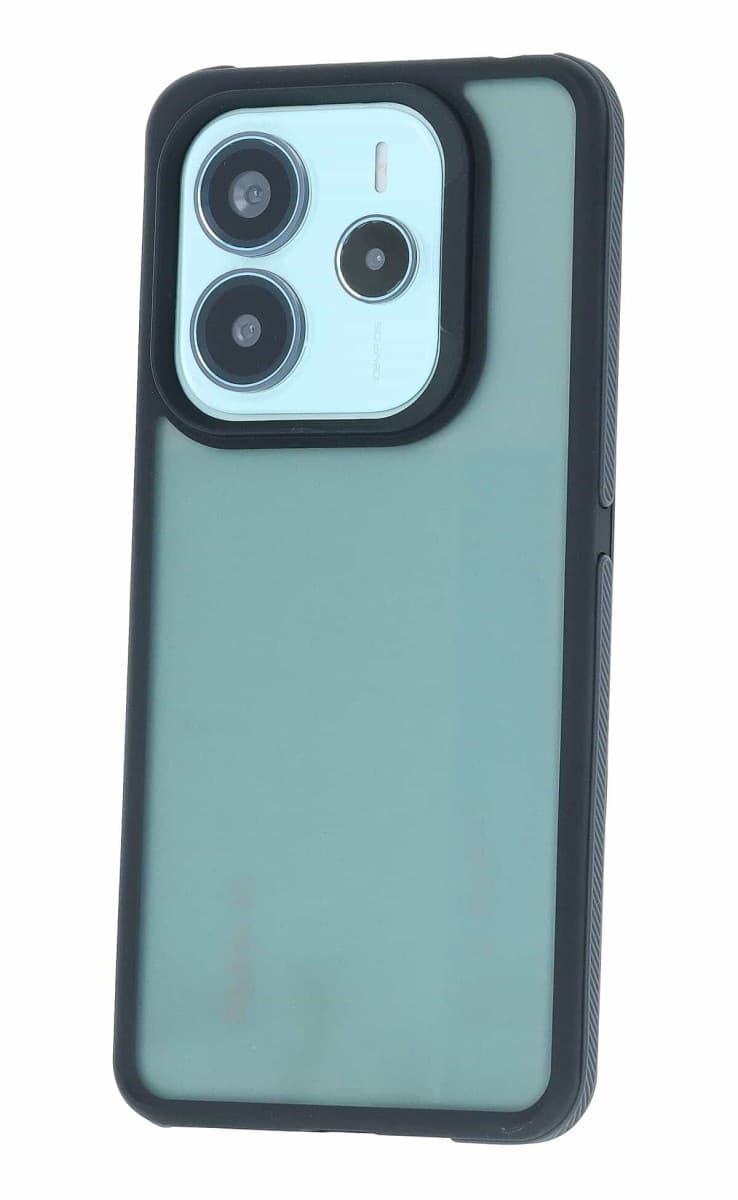 Kryt TopQ Xiaomi Redmi Note 14 5G tmavý s černým okrajem 135279