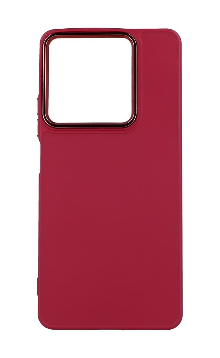 Kryt TopQ Frame Xiaomi Redmi Note 14 malinový 135299