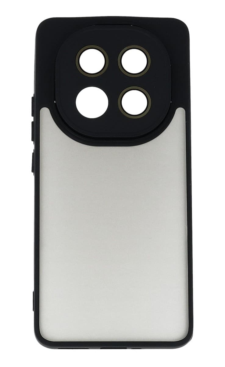 Kryt TopQ Xiaomi Redmi Note 14 Pro+ 5G tmavý s černým okrajem 135335