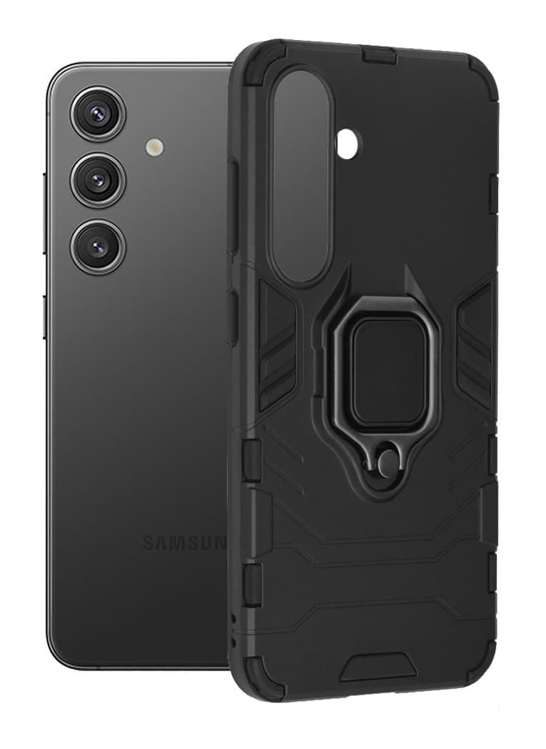 Zadní kryt Ring Armor pro Samsung S24 černý - náhled 1