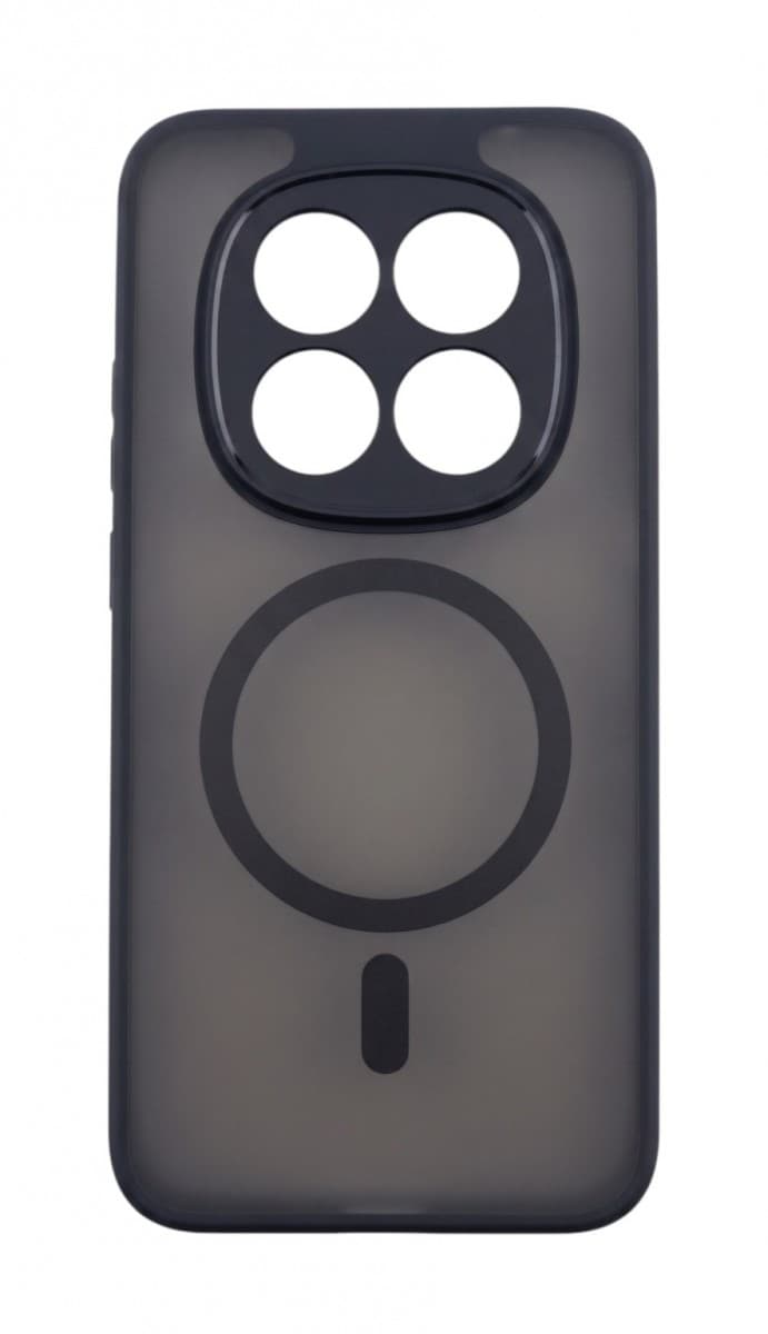 Kryt TopQ Full Matte Xiaomi Redmi Note 15 Pro 5G MagSafe průhledný černý 175472