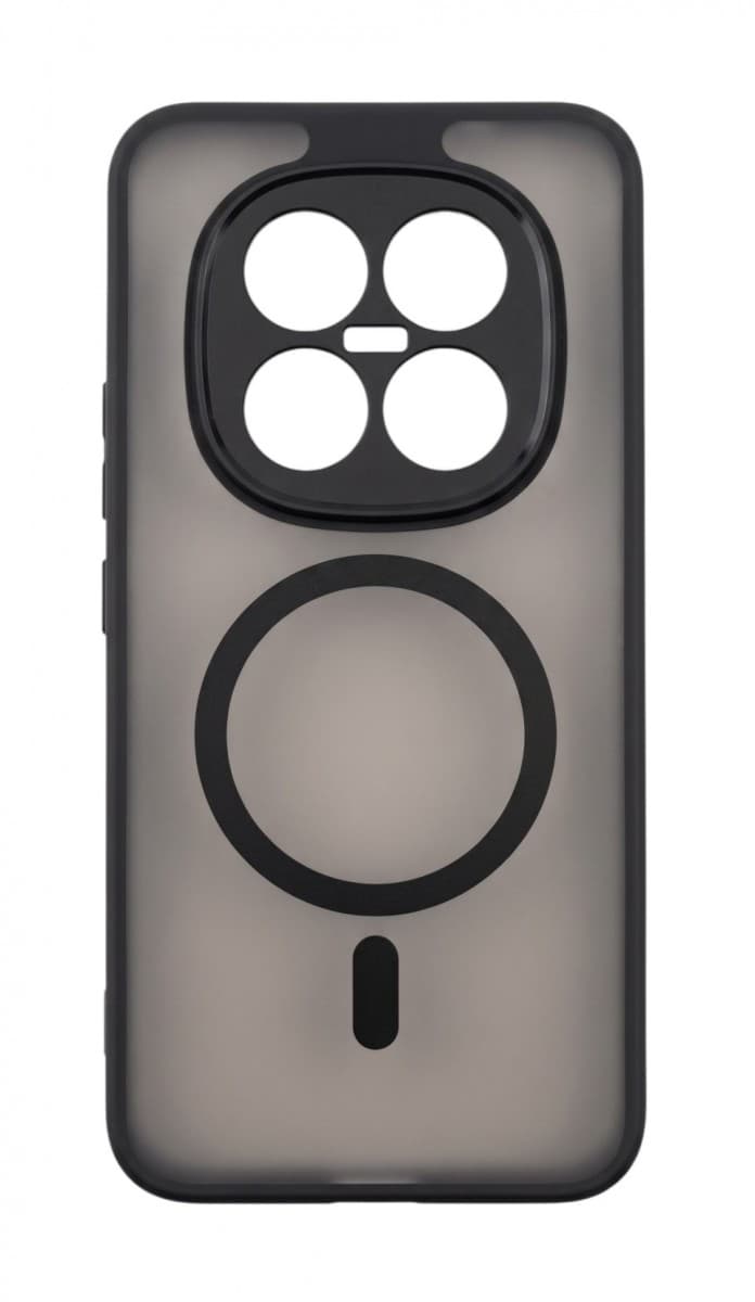 Kryt TopQ Full Matte Xiaomi Redmi Note 15 Pro+ 5G MagSafe průhledný černý 175479