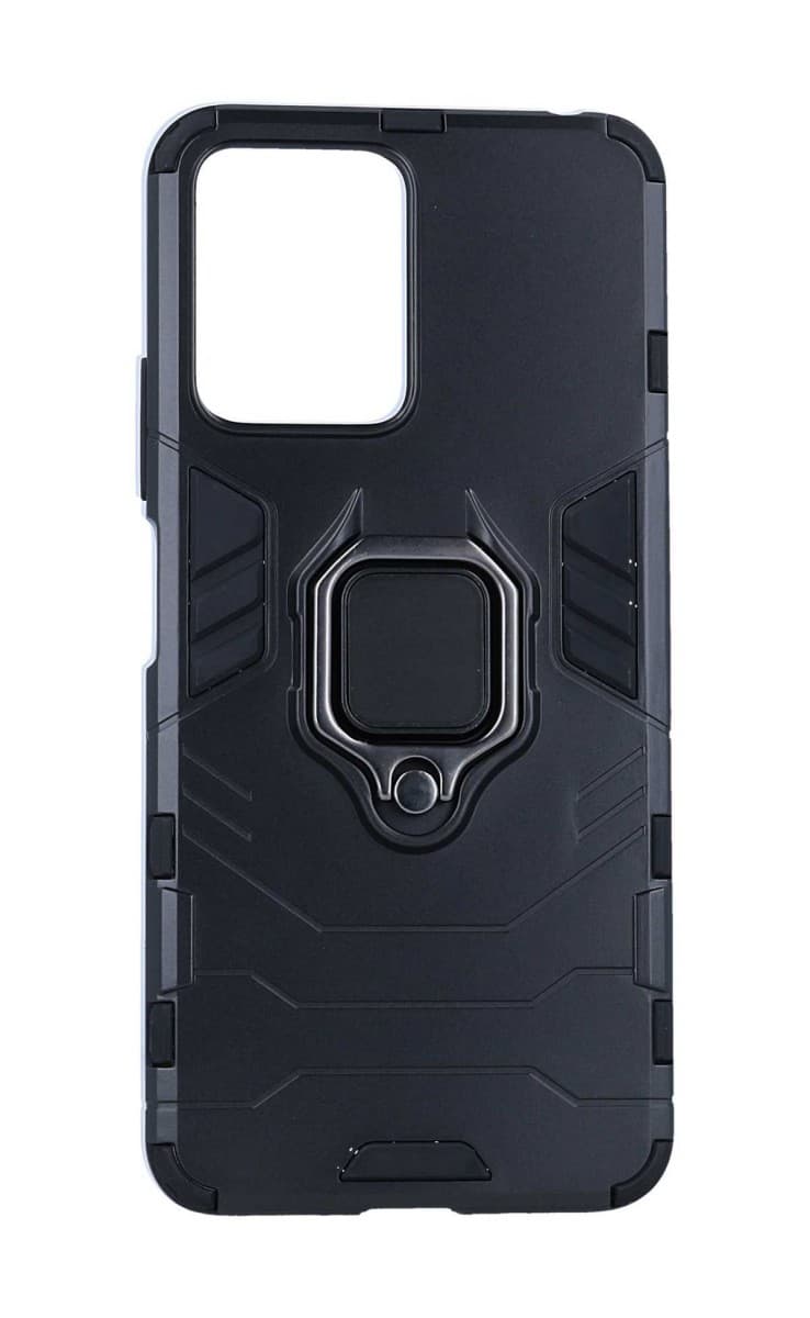 Kryt TopQ Xiaomi Redmi Note 12 5G odolný černý s prstenem 95512