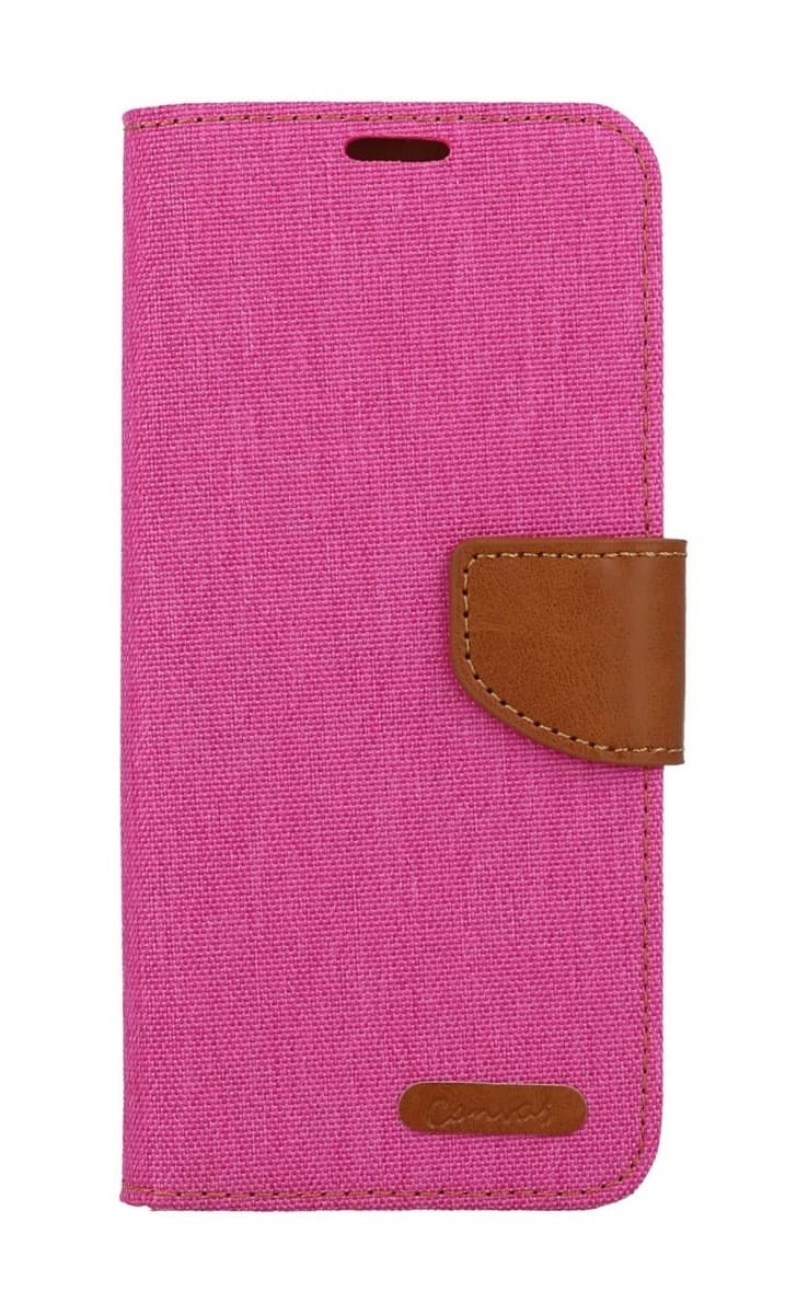 Pouzdro Canvas Samsung A55 knížkové růžové 125587 - náhled 1