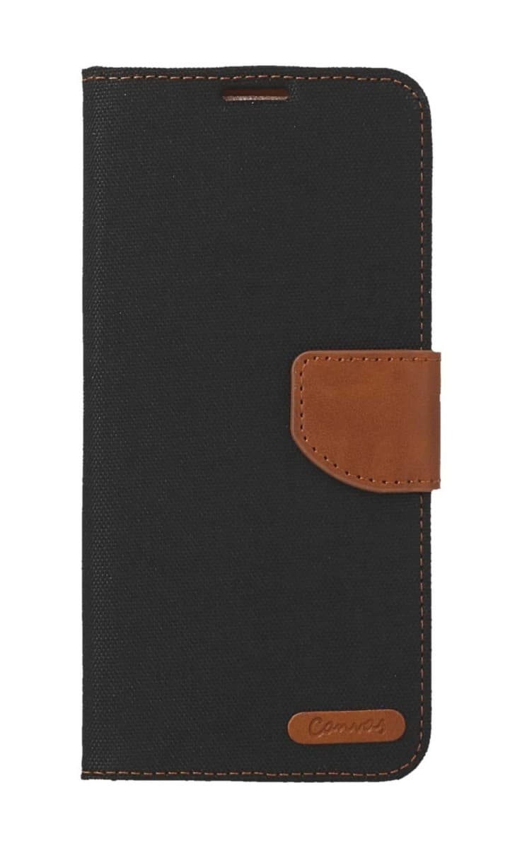 Pouzdro Canvas Xiaomi Redmi 12 knížkové černé 115720 - náhled 1