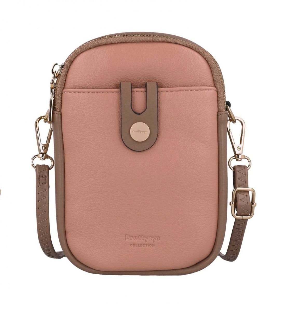Kabelka TopQ Prettyzys na mobil s popruhem růžová 125782