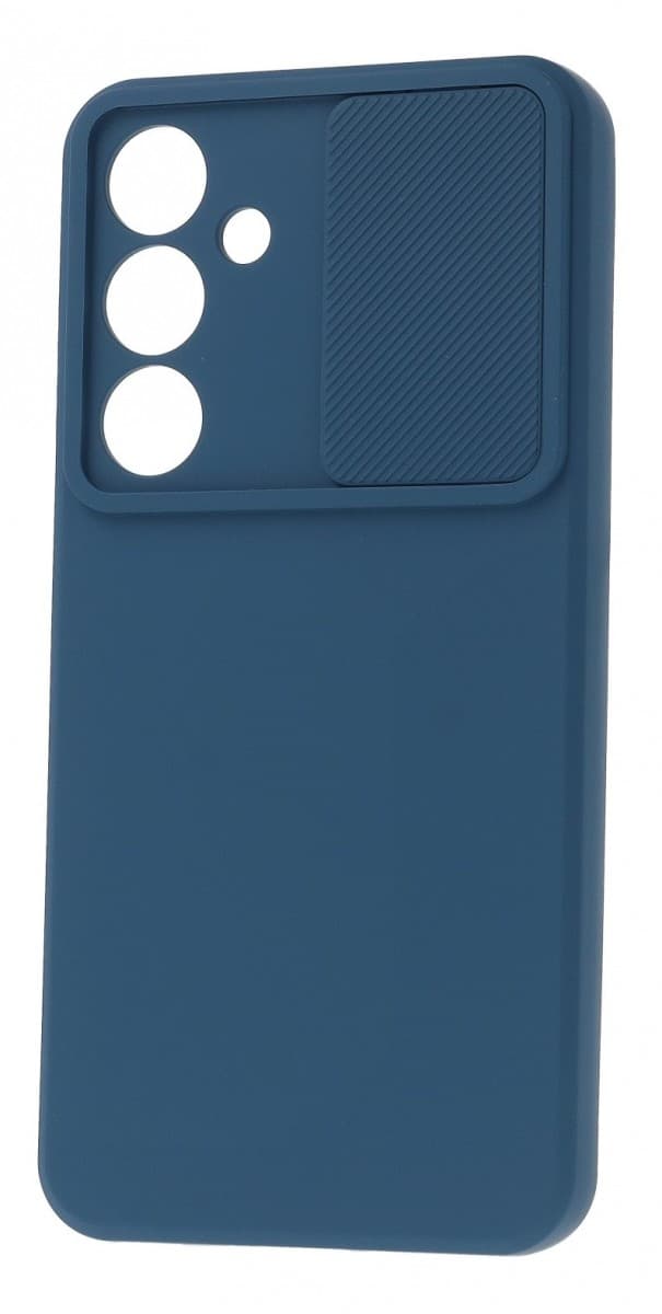Zadní kryt Camshield Soft pro Samsung S24 FE tmavě modrý