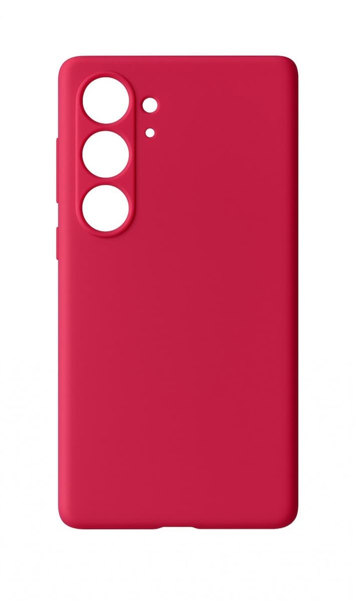 Zadní kryt Silicone Lite pro Samsung S25 vínový