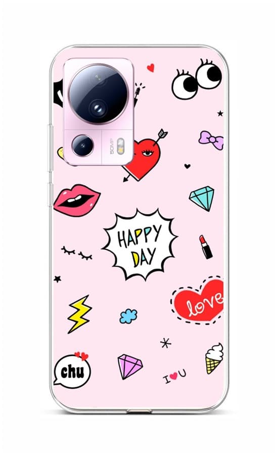 Kryt TopQ Xiaomi 13 Lite Happy Day 95896