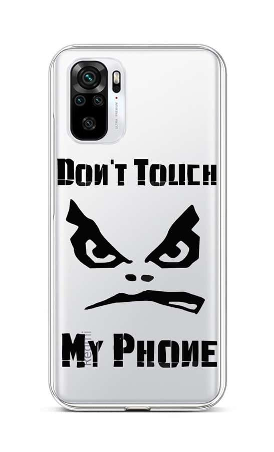 Kryt TopQ Xiaomi Redmi Note 10S Don't Touch průhledný 85969