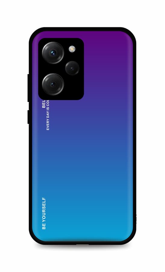 Kryt TopQ LUXURY Xiaomi Poco X5 Pro 5G pevný duhový purpurový 95977