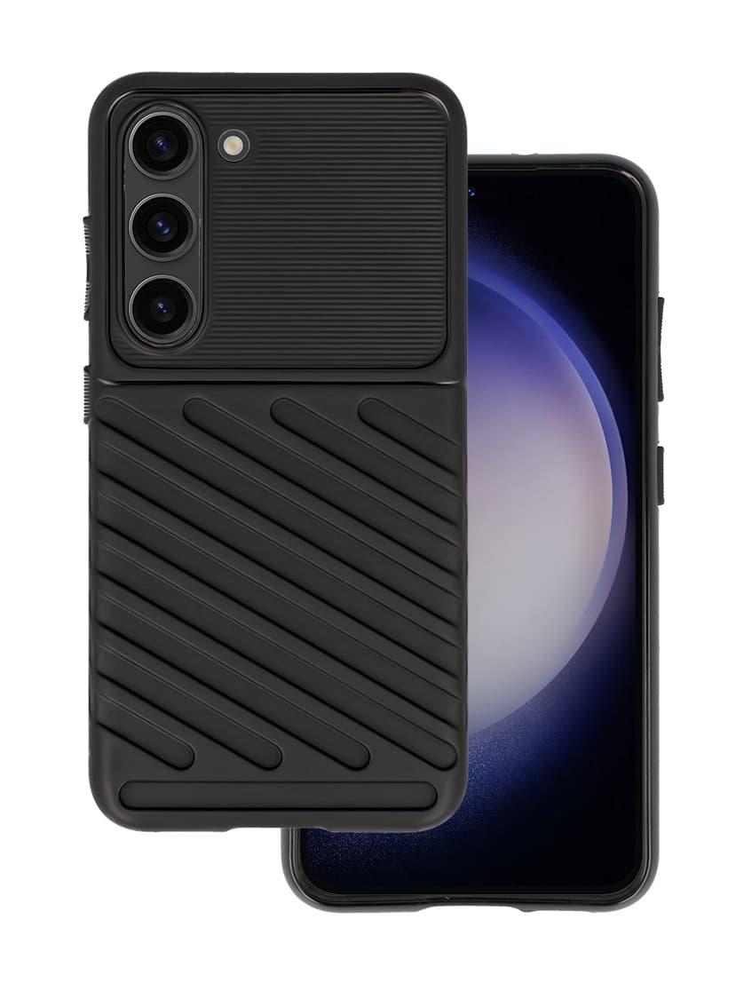 Kryt TopQ Samsung S23 Thunder černý 95992