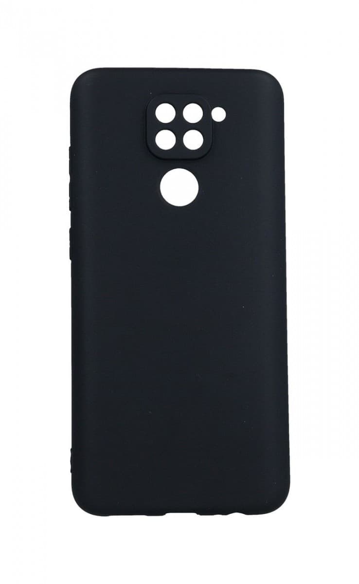 Kryt SOFT TopQ Xiaomi Redmi Note 9 černý lesklý 85996