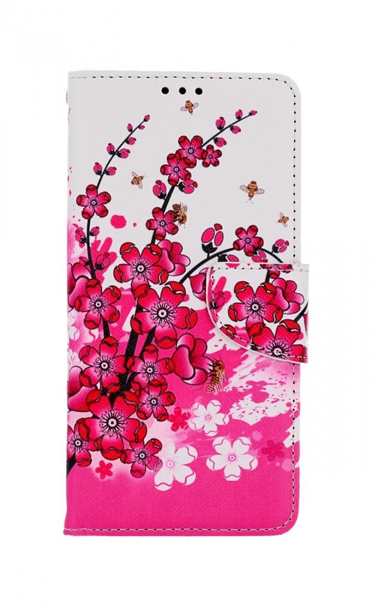 Pouzdro TopQ Xiaomi Redmi A1 knížkové Kytičky textil 86016 - náhled 1