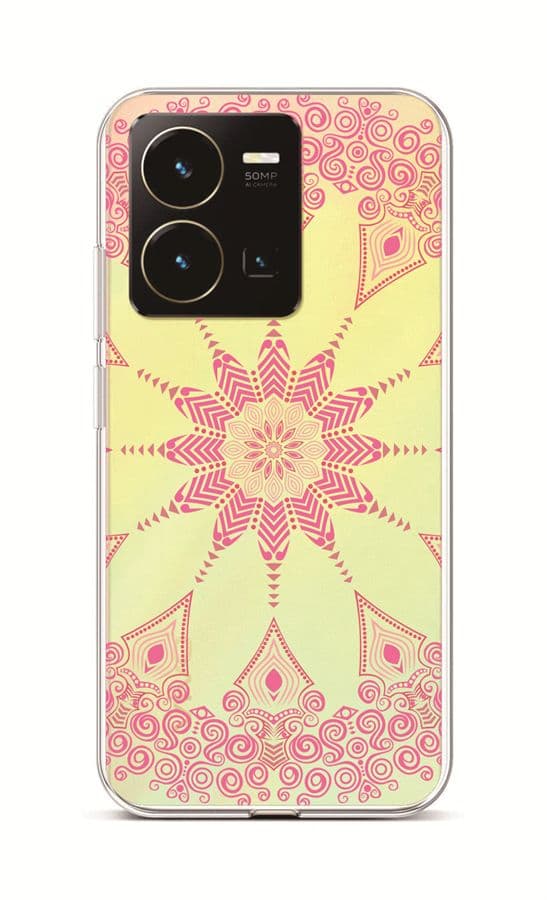 Kryt TopQ Vivo Y35 Pink Mandala 86025