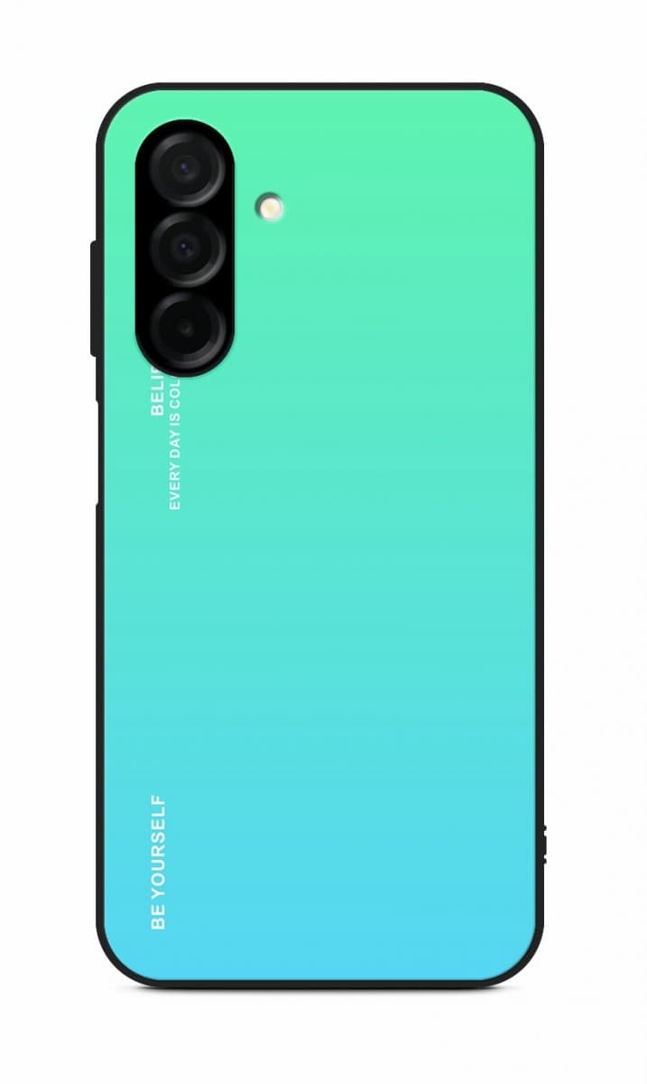 Kryt TopQ LUXURY Samsung A37 5G pevný duhový zelený 176053