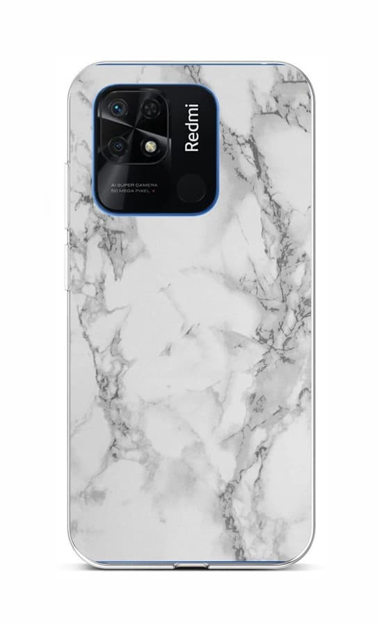 Kryt STYLE TopQ Xiaomi Redmi 10C Mramor bílý 76063