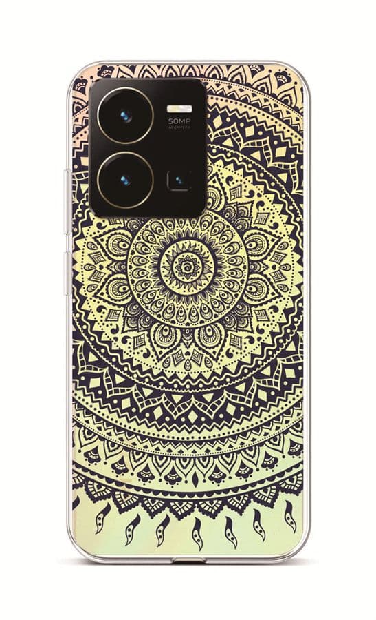 Kryt TopQ Vivo Y35 Navy Mandala 86069