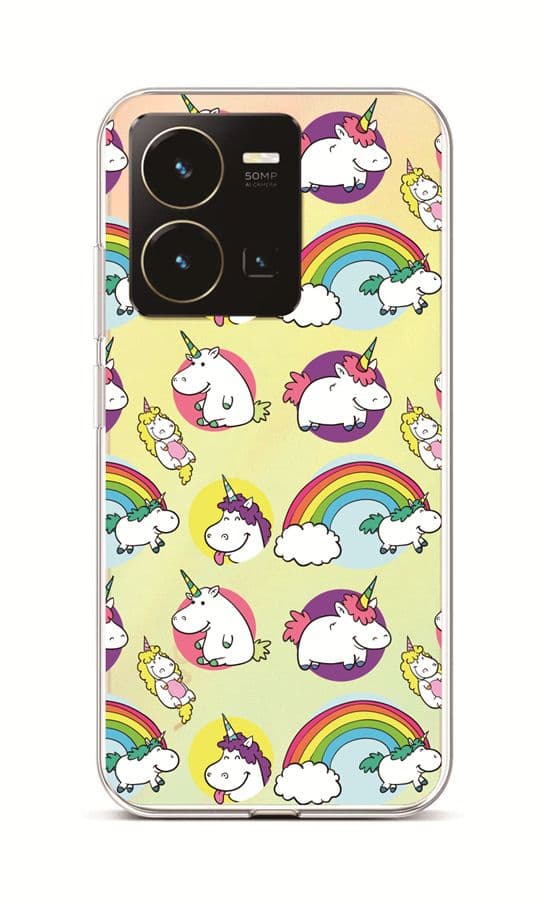 Kryt TopQ Vivo Y35 Chunky Unicorns 86071