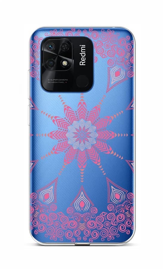 Kryt TopQ Xiaomi Redmi 10C Pink Mandala 76075