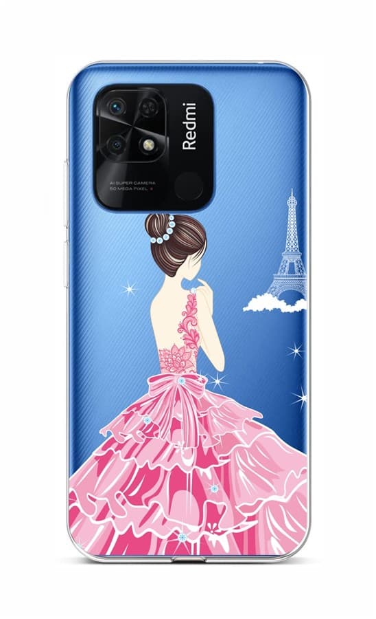Kryt TopQ Xiaomi Redmi 10C Pink Princess 76089