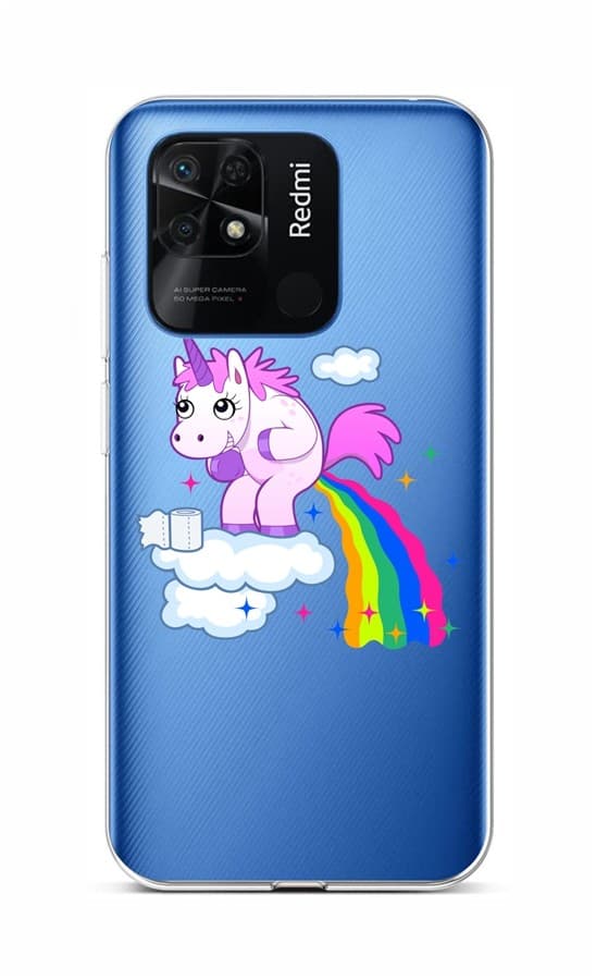 Kryt TopQ Xiaomi Redmi 10C Rainbow Disaster 76091