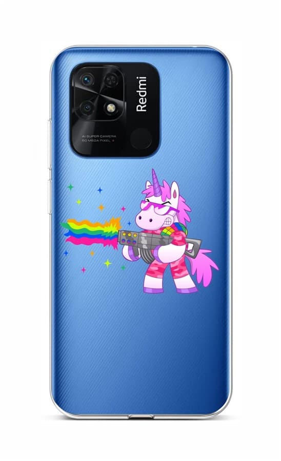 Kryt TopQ Xiaomi Redmi 10C Rainbow Gun 76118