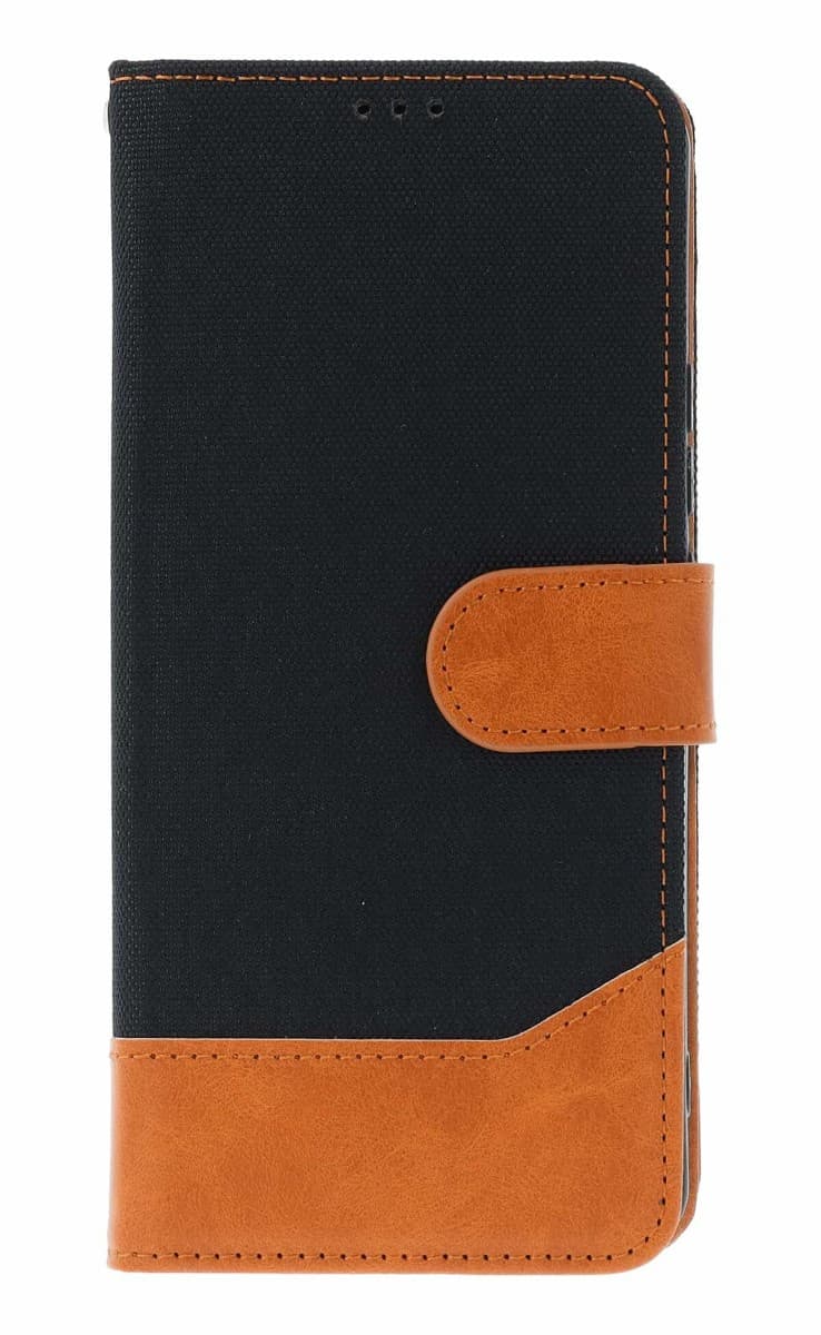 Pouzdro TopQ Jeans Xiaomi Redmi Note 14 knížkové černé 166124 - náhled 1