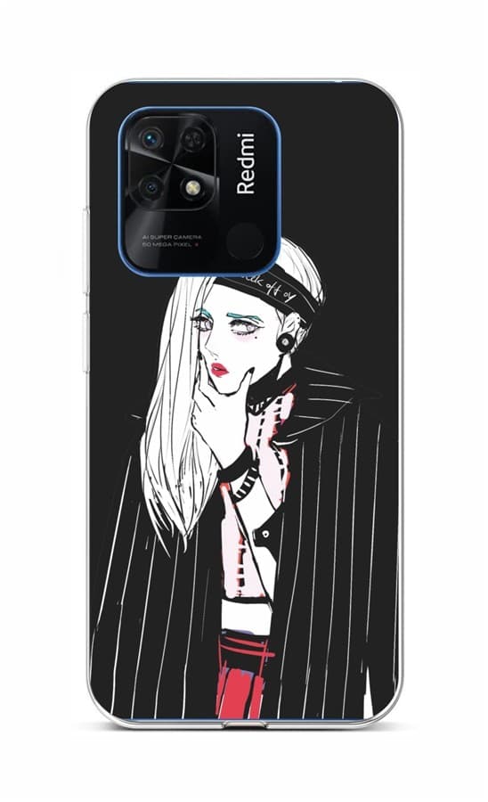 Kryt TopQ Xiaomi Redmi 10C Dark Girl 76127