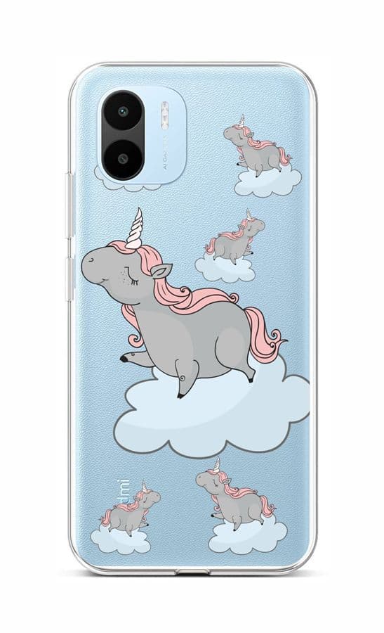 Kryt TopQ Xiaomi Redmi A1 Grey Unicorns 86127