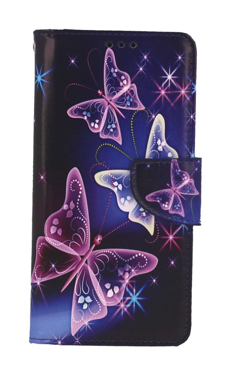 Pouzdro TopQ Xiaomi Redmi Note 8 Pro knížkové Modré s motýlky 46139 - náhled 1