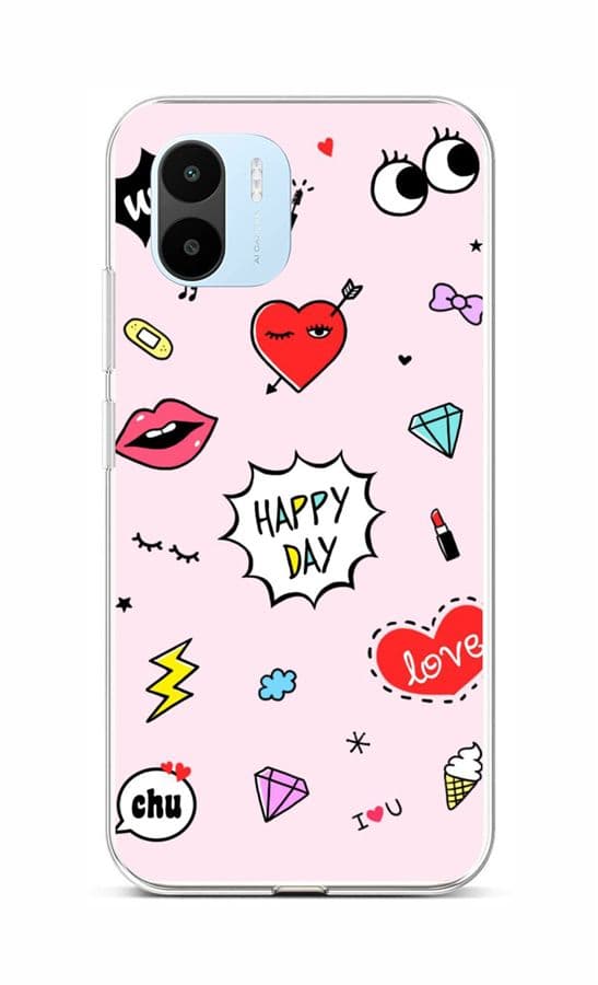 Kryt TopQ Xiaomi Redmi A1 Happy Day 86155