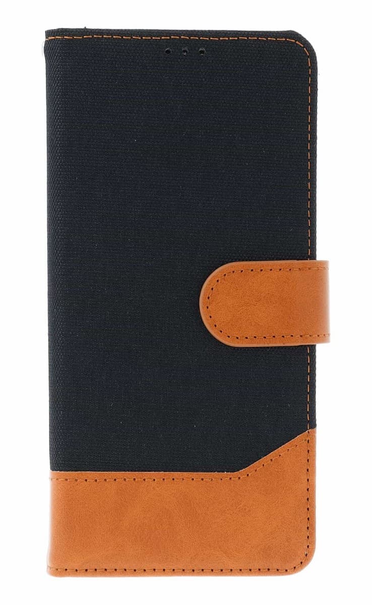 Pouzdro TopQ Jeans Xiaomi Redmi Note 14 5G knížkové černé 136184 - náhled 1